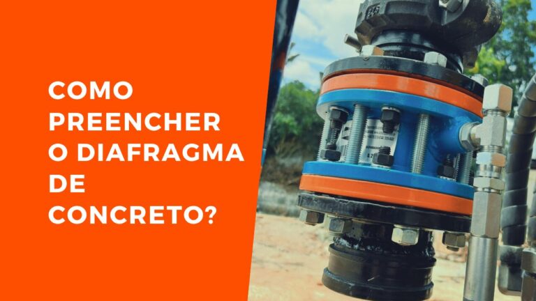 Como preencher o diafragma de concreto